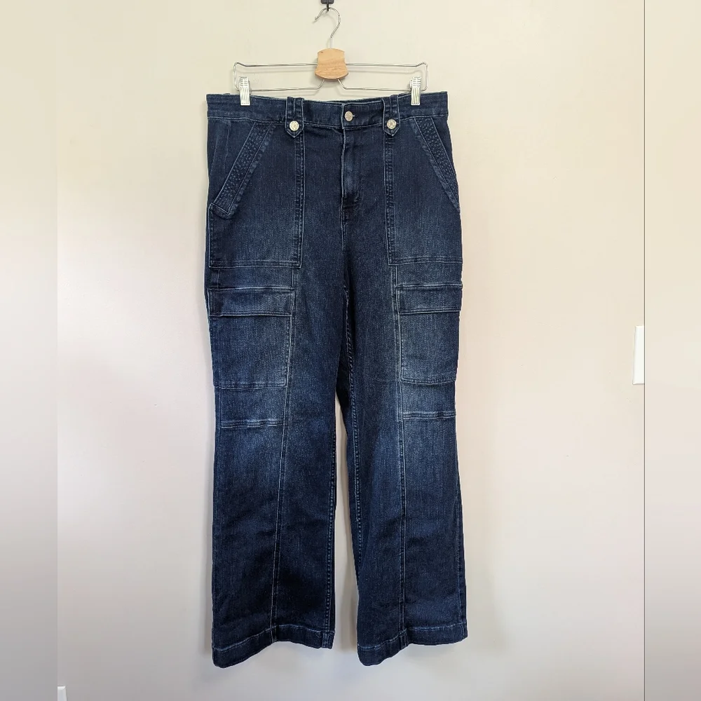 White House‎ Black Market Extra High Rise Trouser Jeans - Picture 2 of 13